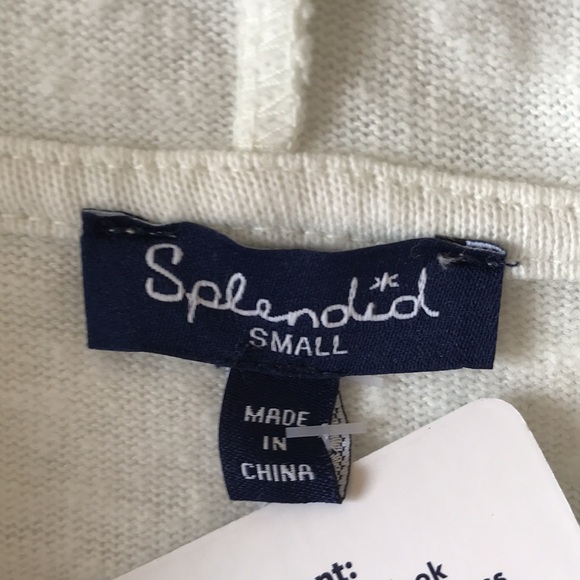 Splendid Zip Up Tie Dye Hoodie Lounge Top - Picture 4 of 11